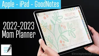 Be an Organized Mom with a Digital Planner | iPad | GoodNotes App