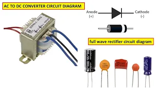 AC to DC Converter Circuit connection way