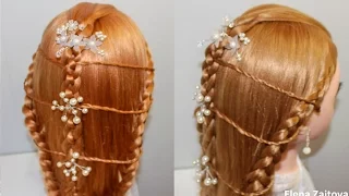 ПРИЧЕСКА В ШКОЛУ КОСА ЛАЙФХАК HAIR | МИЛЫЕ ПРИЧЕСКИ ПЛЕТЕНИЯ |HAIRSTYLES FOR SCHOOL|ЕЛЕНА ЗАИТОВА