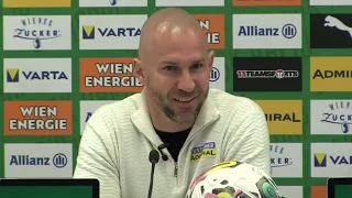 Sturm Graz-Trainer Christian Ilzer - die Pressekonferenz nach dem Sieg bei SK Rapid