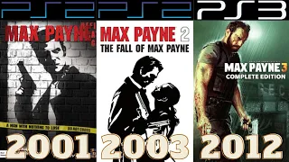 Max Payne PlayStation Evolution PS2 - PS3 (2001-2012)