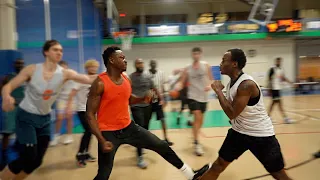 HUGE FIGHT Breaks Out After Trash Talker Did This... 5v5 Basketball!