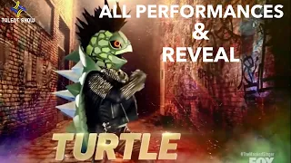 THE MASKED SINGER - TURTLE | Performances and Reveal | Season 3