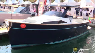 2022 Apreamare Gozzo 35 Motor Boat - Walkaround Tour - 2021 Cannes Yachting Festival