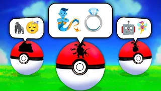 We Choose Pokemon Starters By Only Seeing Emojis, Then We Battle!