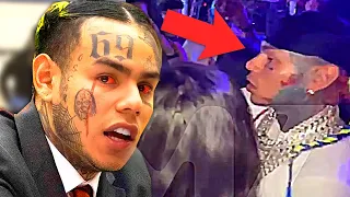 6ix9ine Attacks DJ in Club for not Playing "Snitches"