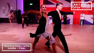 Open Professional Latin - Samba - Final | Britannia Open Titles