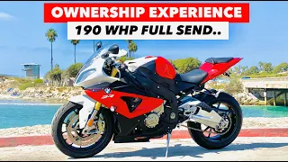 BMW S1000RR Ownership Experience Review with LOUD Akrapovic Exhaust Sound! 😳