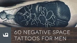 60 Negative Space Tattoos For Men