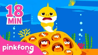 Hiu 1-2-3 dan lain-lain | Kumpulan Baby Shark dan Binatang | Lagu Anak | Pinkfong dan Baby Shark