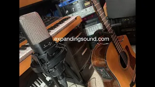Warm Audio WA-14 Condenser Mic, Acoustic guitar demo before recording, using a Taylor 710 CE