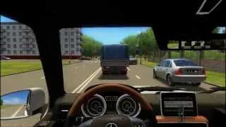 City Car Driving Testdrive in a Mercedes Benz G65 AMG