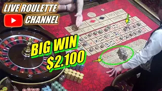 🔴 LIVE ROULETTE | 🔥 BIG WIN 💲2.100 In Las Vegas Casino 🎰 Light Session Exclusive ✅ 2023-03-17