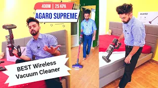 AGARO Supreme Cordless Stick Vacuum Cleaner Review Unboxing 2022 | Best Vacuum Cleaner For Home 2022