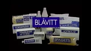 Blåvitt från Konsum  TV3 reklam  20 Nov 1991