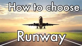 How do pilots choose which runway to use?