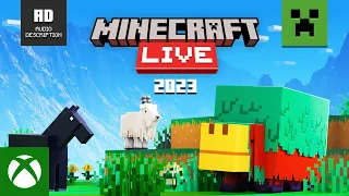 [Audio Description] Minecraft Live 2023