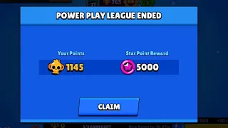 5k Star Points from Power Play! Brawl Stars #Shorts