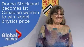 University of Waterloo professor becomes first Canadian woman to win Nobel physics prize