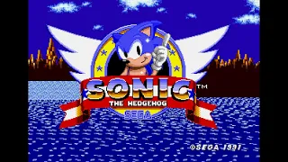 Sonic the Hedgehog (1991) - Full Game 100% Walkthrough (No Damage)