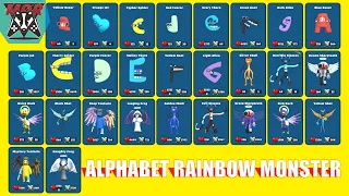 Max Level Alphabet Lore Rainbow Monster | Merge Monster Rainbow Alphabet