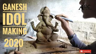 Ganesh idol making by Anant chougule ।। small clay model ।।how to make Ganesh idol ।।sindhudurg
