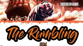 ATTACK ON TITAN Opening 7 s4 - THE RUMBLING BY SIM (LYRICS VIDEO) [Kan/Rom/Eng]