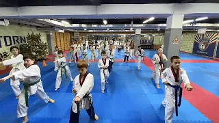 Обучение детей (базовые упражнения). #taekwondo #motivation #михаилчистяков #like #subscribe #trend