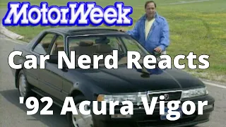 92 Acura Vigor (REACTION) MotorWeek Retro Review