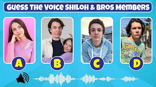 Guess The Voice Shiloh & Bros Members..! (Shiloh Nelson, Elijah, Dobre Brothers, The Royalty Family)