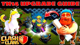 TH14 Upgrade Guide! How To Start Town Hall 14 upgrade in clash of clans