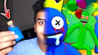 Do Not Order BLUE POTION From RAINBOW FRIENDS At 3AM!! *RAINBOW FRIENDS ROBLOX*