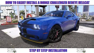 How To Install The Dodge Challenger Redeye Hellcat ( Add-On Vehicle ) #GTA5