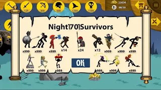 Stick war Night Survivors Unlock Full x999 Army Items |  Stick War Legacy