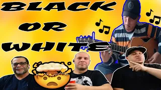 ALIP BA TA | BLACK OR WHITE | Fingerstyle cover (REACTION)