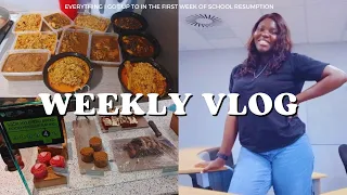 First week back at school | Adjusting to Routine 🤪🤪 #backtoschool #schoolvlog #firstweek