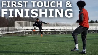 Full First Touch and Finishing Training Session | Technichal Drills For Footballers