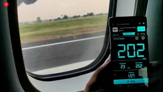 😱😱 Take off speed of a plane (km/h) | Indore Airport 🔥🔥#shorts
