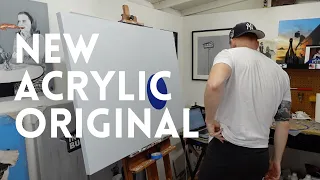 ACRYLIC PAINTING TIME LAPSE - A new original painting called Comfort Zone