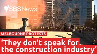 Police and protestors face off on the third day of demonstrations | SBS News