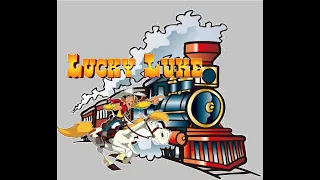 Lucky Luke Train Chase with Spongebob Western Music [Luckando]