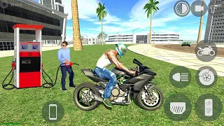 Kawasaki H2r Bike Driving Games: Indian Bikes Driving Game 3D - Android Gameplay