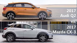 2017 Audi Q2 vs 2017 Mazda CX-3 (technical comparison)