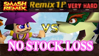 Smash Remix - Classic Mode Remix 1P Gameplay with Goemon (VERY HARD) No Stock Loss