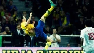 Zlatan Ibrahimovic Amazing Goal (Sweden 4:2 England) 14.11.2012 (FULL HD)