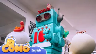 Curious Como SE2 | The Battery and the Robot | Cartoon video for kids | Como Kids TV