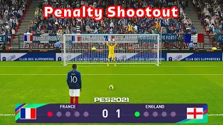 PES 21 PC - France vs England - Penalty Shootout - Atsrown Gaming | PES Gameplay
