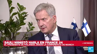 "No le tenemos miedo a Rusia": Sauli Niinisto, presidente de Finlandia • FRANCE 24 Español