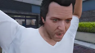 "The Cops" Arrest Michael Trevor For Stealing Car In GTA 5!
