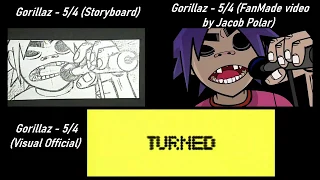 Gorillaz - 5/4 - (Animatic,Fanmade music video and visual official)